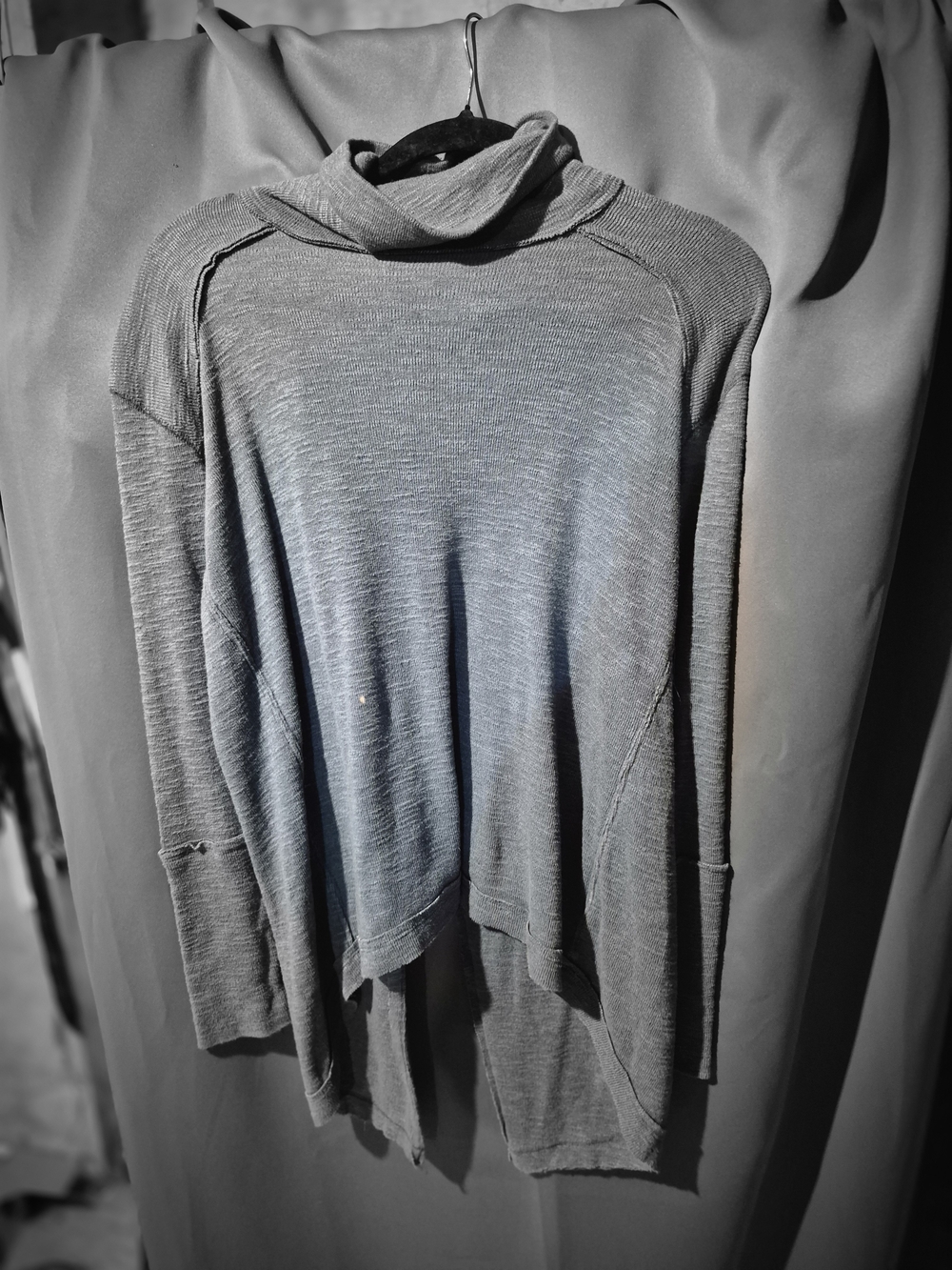 We The Free Greenish Gray Turtleneck Sweater